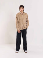 Load image into Gallery viewer, Beige Corduroy Shirt