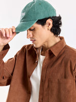 Load image into Gallery viewer, Russet Brown Corduroy Oversized Shirt