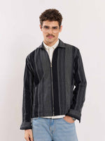 Load image into Gallery viewer, Cropped Fit Textured Zipper Jacket