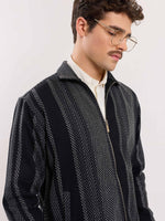 Load image into Gallery viewer, Cropped Fit Textured Zipper Jacket