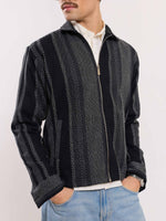 Load image into Gallery viewer, Cropped Fit Textured Zipper Jacket