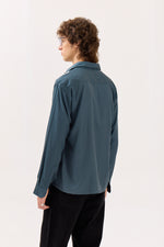 Load image into Gallery viewer, Slate Grey Drape Shirt
