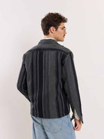 Load image into Gallery viewer, Cropped Fit Textured Zipper Jacket