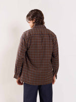 Load image into Gallery viewer, Brown Flannel Overshirt