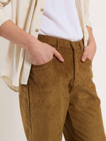 Load image into Gallery viewer, Brown Corduroy Trousers