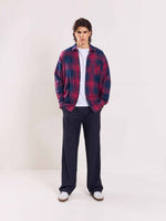 Load image into Gallery viewer, Purple Flannel Overshirt