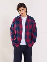 Load image into Gallery viewer, Purple Flannel Overshirt