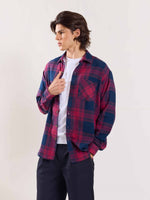 Load image into Gallery viewer, Purple Flannel Overshirt