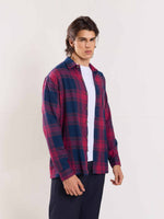 Load image into Gallery viewer, Purple Flannel Overshirt