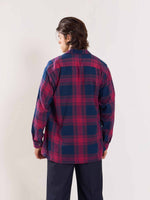Load image into Gallery viewer, Purple Flannel Overshirt
