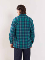 Load image into Gallery viewer, Green Flannel Overshirt