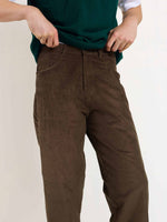 Load image into Gallery viewer, Dark Brown Corduroy Trousers