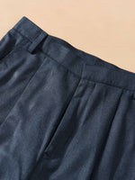 Load image into Gallery viewer, Blue Textured Baggy Fit Trousers