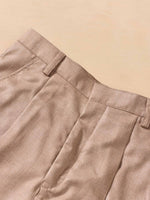 Load image into Gallery viewer, Beige Textured Baggy Fit Trousers