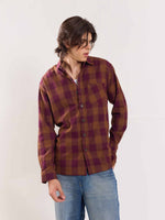 Load image into Gallery viewer, Brown Flannel Overshirt