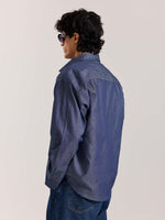 Load image into Gallery viewer, Denim Oversized Cropped Shirt