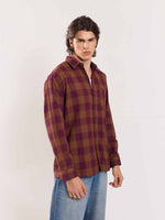 Load image into Gallery viewer, Brown Flannel Overshirt