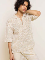 Load image into Gallery viewer, Beige Embroidered Pullover