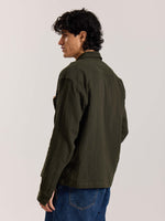 Load image into Gallery viewer, Dark Olive Gauze Holiday Shirt