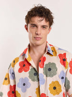 Load image into Gallery viewer, Floral Bloom - Cropped Shirt