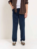 Load image into Gallery viewer, Navy Corduroy Trousers