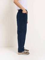 Load image into Gallery viewer, Navy Corduroy Trousers