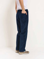 Load image into Gallery viewer, Navy Corduroy Trousers
