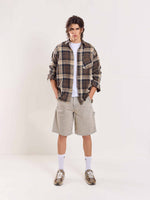 Load image into Gallery viewer, Olive Flannel Overshirt