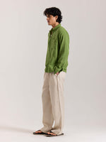 Load image into Gallery viewer, Light Green Gauze Holiday Shirt