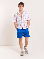 Load image into Gallery viewer, White Bowling Shirt - Cropped Fit