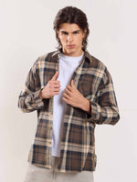 Load image into Gallery viewer, Olive Flannel Overshirt