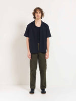 Load image into Gallery viewer, Olive Loose Fit Twill Cargo Trousers
