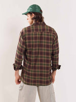 Load image into Gallery viewer, Brown Flannel Overshirt