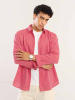 Load image into Gallery viewer, Red Striped Poplin Shirt