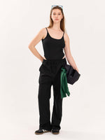 Load image into Gallery viewer, Loose Fit Black Sweatpants