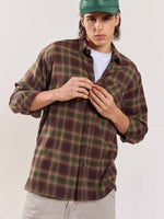 Load image into Gallery viewer, Brown Flannel Overshirt