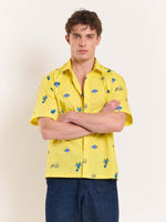Load image into Gallery viewer, Yellow Bowling Shirt - Cropped Fit
