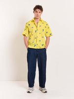 Load image into Gallery viewer, Yellow Bowling Shirt - Cropped Fit