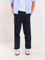 Load image into Gallery viewer, Black Loose Fit Twill Trousers