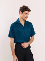 Load image into Gallery viewer, Teal Blue Resort Shirt