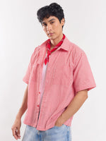 Load image into Gallery viewer, Red Checked Cropped Shirt