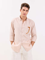 Load image into Gallery viewer, Very Light Pink Irish Linen Shirt