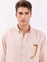 Load image into Gallery viewer, Very Light Pink Irish Linen Shirt