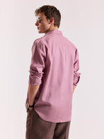 Load image into Gallery viewer, Dusty Rose Linen-blend Shirt