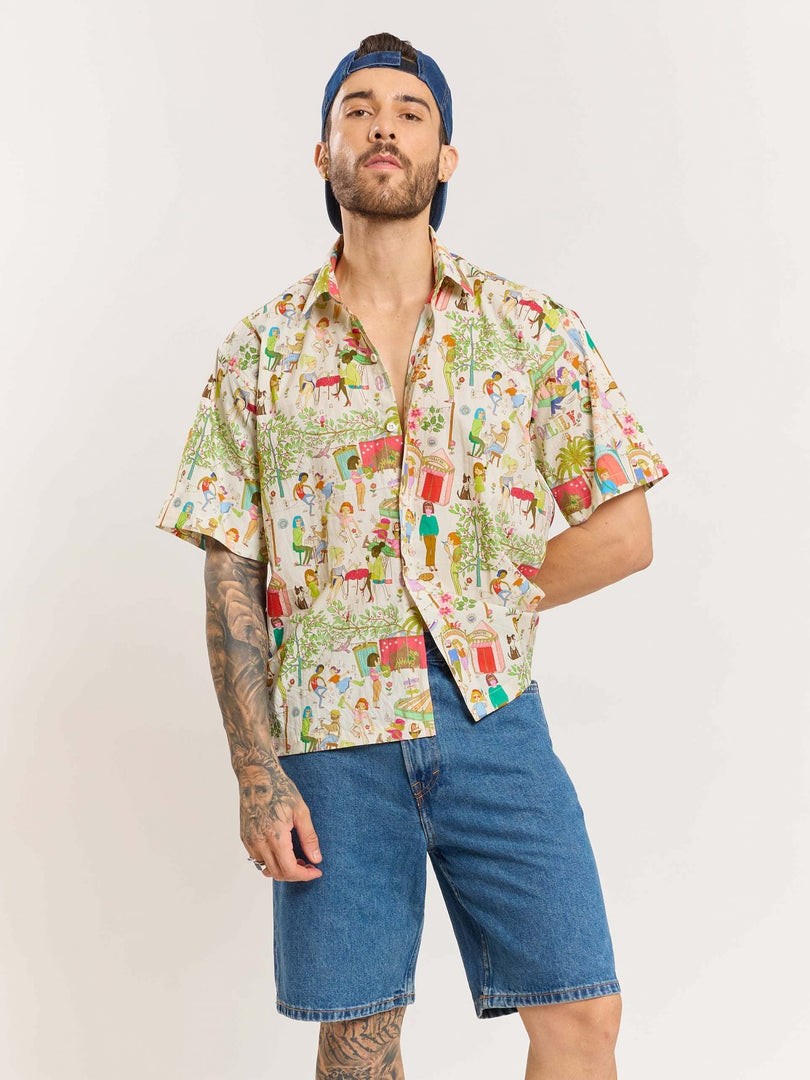 Summer Fair - Cropped Shirt