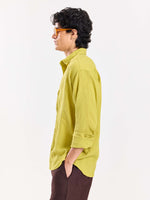 Load image into Gallery viewer, Lime Green Wrinkled Shirt