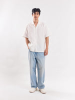 Load image into Gallery viewer, White Dobby Textured Shirt