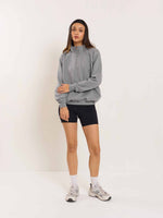 Load image into Gallery viewer, Grey Quarter-Zip Sweatshirt