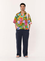Load image into Gallery viewer, Goa Calling Printed Cropped Shirt