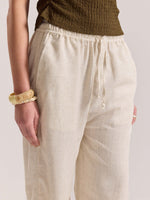 Load image into Gallery viewer, Natural Linen Pull-on Pants ( Pre-Order )